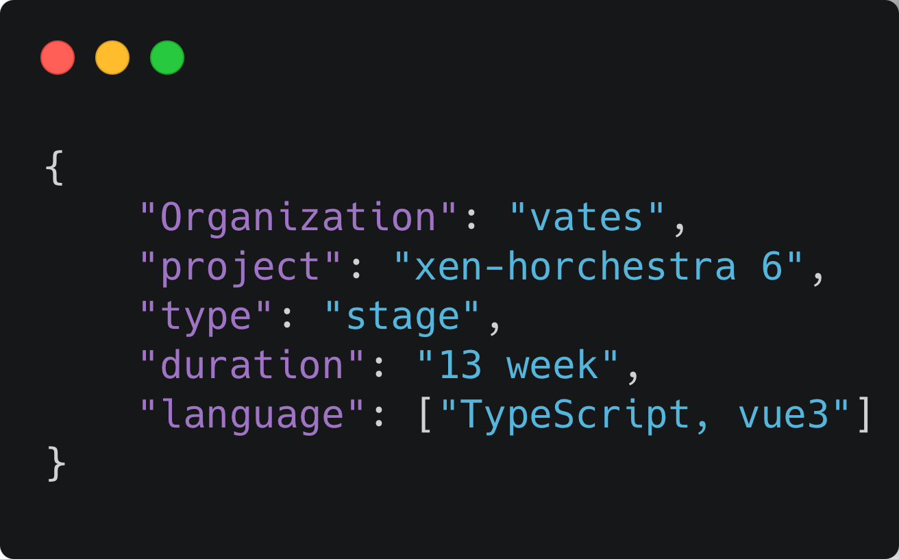 json presentation: the pirate phone: languages TypeScrypt, tech: mongodb, react and express, colaborator 2, users: 200